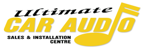 Ultimate Car Audio and Video: Car Alarms, Remote Starters, Window Tinting and Installations, Oshawa Logo